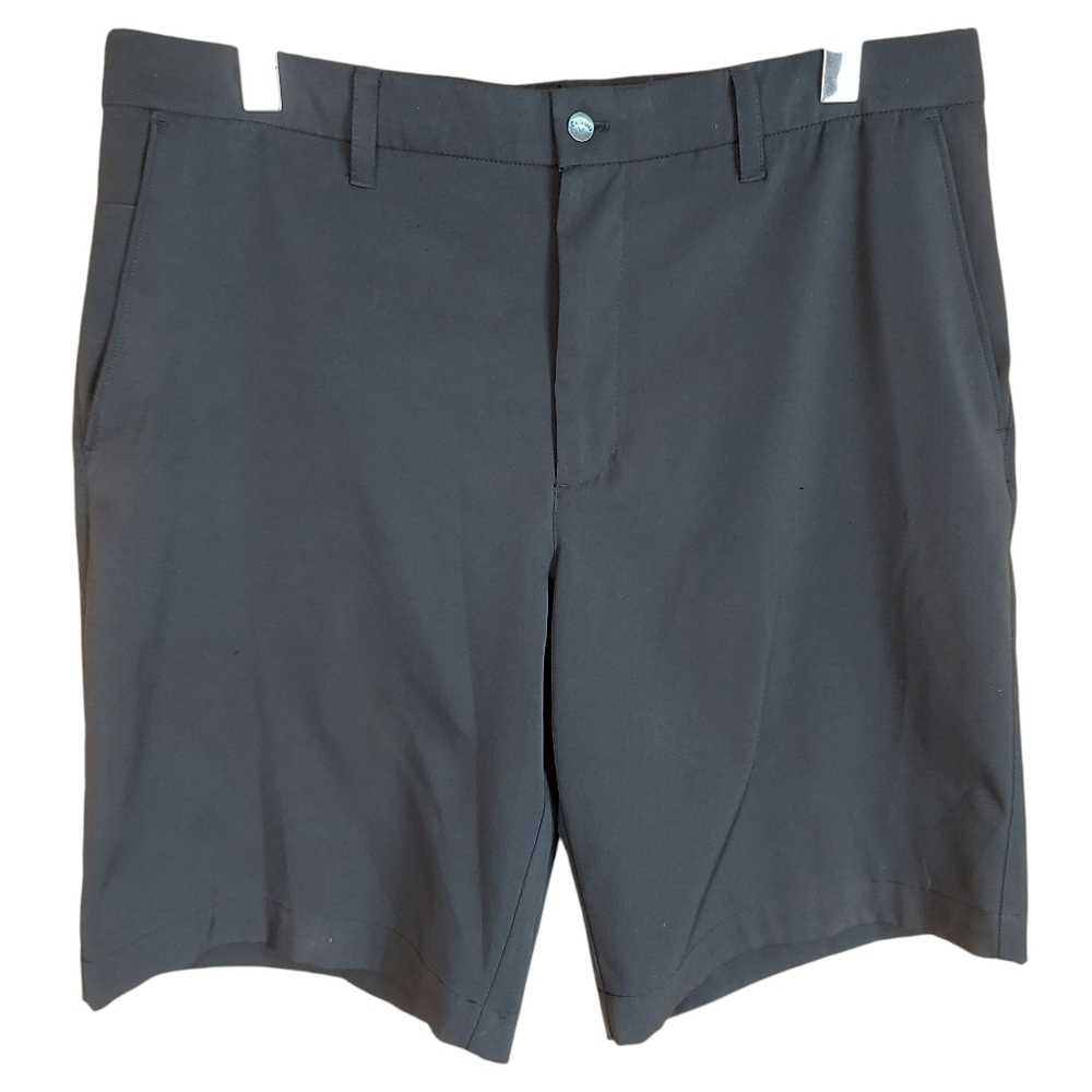 🍄3/50$🍄 CALLAWAY Black Golf Tennis Pickleball Classic Bernuda Shorts Size 36